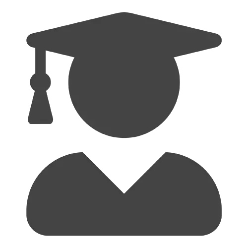 user graduate icon